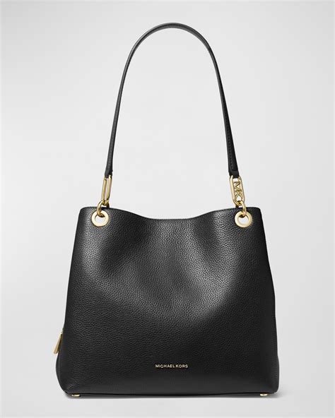 michael kors pressley bag|Michael Kors leather tote.